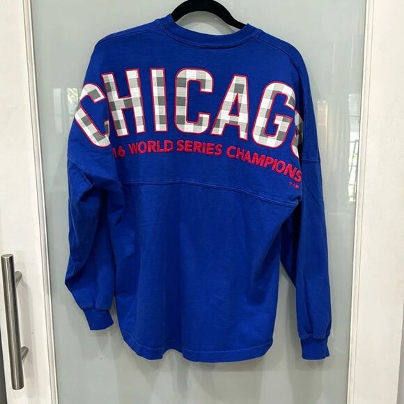 Fanatics Tops - Fanatics Chicago Cubs 2016 World Series Champions Spirit Jersey Pullover Top S
